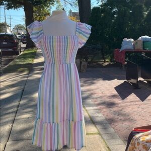 NWT GAP Girls Multicolor Striped Dress